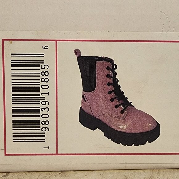 Sugar Little And Big Girls Jazzy Combat Boot - C042 - Picture 11 of 12